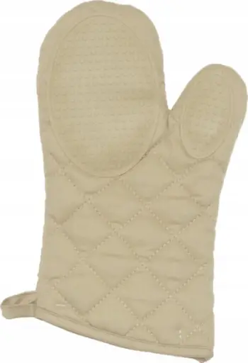 Dorezë kuzhine poliestër pambuk, silikon kundër rrëshqitjes, 30x18cm, ngjyrë linen