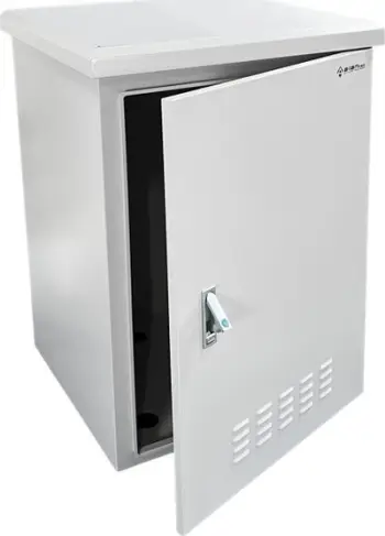 Kabinet rrjeti i jashtëm Alantec 19" 15U, 600x600, për mur, gri