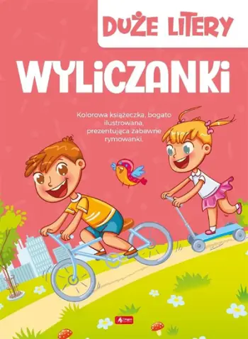 Libër fëmijësh Dragon, Duże Litery Wyliczanki, rima numëruese, ilustrime shumëngjyrëshe
