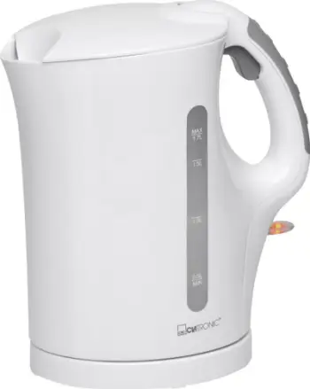 Çajnik Clatronic, 1.7 L, i bardhë