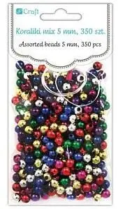Rruaza druri dpCraft GRKO-003 Metallic Mix, 5 mm, 350 copë, shumëngjyrëshe metalike
