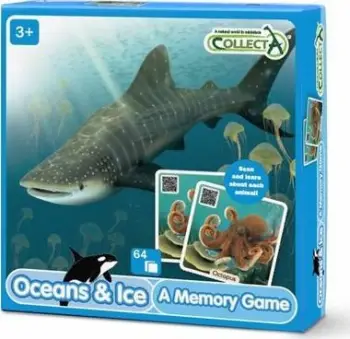 Loja memorie Collecta Sea World, 32 pjesë, edukative, shumëngjyrëshe