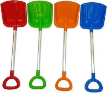 Lodër lopatë rëre Premium Plastik Polska 60cm, plastike metalike, shumëngjyrëshe