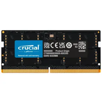 Ram Crucial 8GB DDR5 4800 MHz CL40 Laptop RAM – DDR5 SODIMM 1×8GB, 4800 MT/s