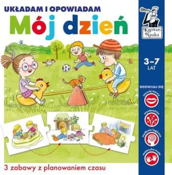 Puzzle edukativ Captain Science My Day, 3–7 vjeç, shumëngjyrësh