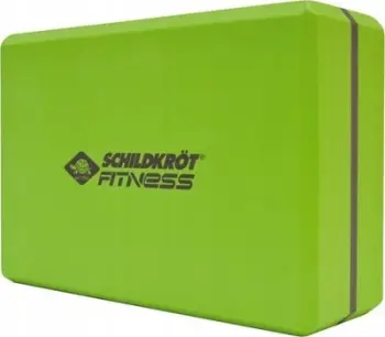 Bllok joga Schildkrot Fitness Green, EVA, 22.5x15x7.5 cm, jeshil