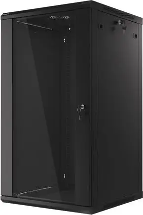 Kabinetë muri Lanberg WF01-6622-10B, 19", 22U, e zezë