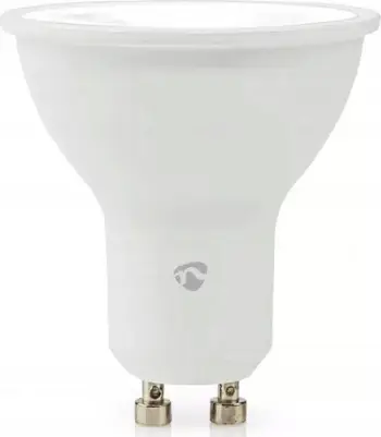 Llambë smart Nedis SmartLife RGB GU10 Zigbee 3.0, e bardhë me shumëngjyrëshe