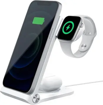 Karikues wireless 3 në 1 Nillkin PowerTrio, 15W, për Apple, i bardhë