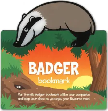 Shënues libri If Badger Bookmark, plastikë, dizajn breshk i pyllit, shumëngjyrësh