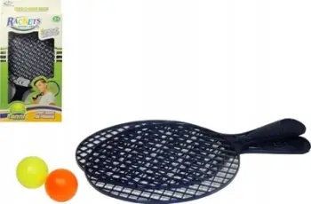 Set raketa lojërash Swede Paletten, 2 raketa, 2 topa plastikë, shumëngjyrësh