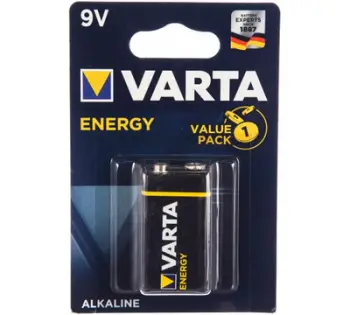Bateri alkaline Varta 6LR61 0568084, 9V, 1 copë