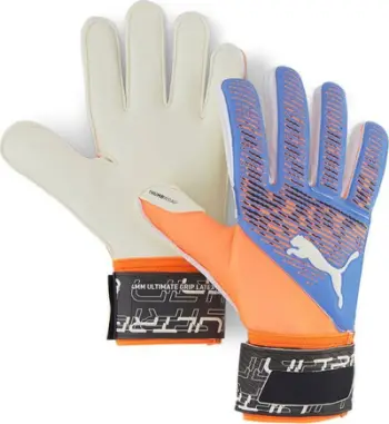 Doreza portieri Puma Ultra Grip 2 RC Ultra M, latex, për meshkuj, portokalli blu