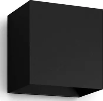 Aplikë muri e jashtme Philips Hue Resonate, LED RGBW, IP44, e zezë