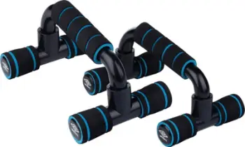 Doreza për pompa Umbro Push Up Bar, shkumë EVA, kapacitet 100kg, të zeza me blu