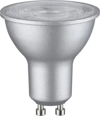 Llambë LED Paulmann 28753 GU10, 7W, dritë e ngrohtë, argjendi
