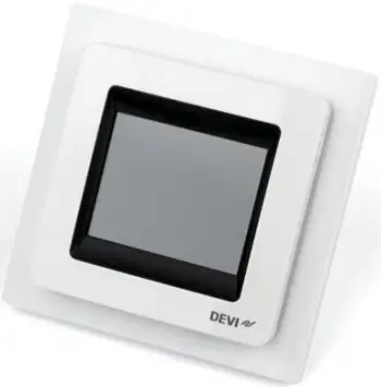 Termostat elektronik Devi DEVIreg Touch 140F1071, 230V 16A, 5 35°C, i bardhë