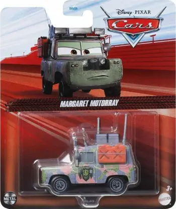 Makinë lodër Disney Pixar Cars Margaret Motorray Land Rover Hunter, diecast metalike, për fëmijë 3+