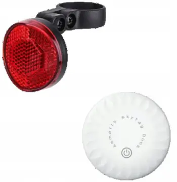 Tracker biçiklete 4smarts SkyTag Duos, GPS, me reflektor, i kuq