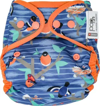 Mbulesë pelene Close Caboo Cover Twilight Garden, e ripërdorshme, me kopsa, 3-16 kg