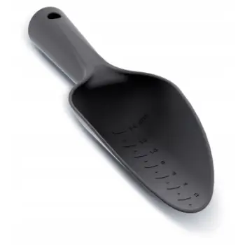Lopatë kopshti Prosperplast Wide Scoop, plastike, 29 cm, e zezë