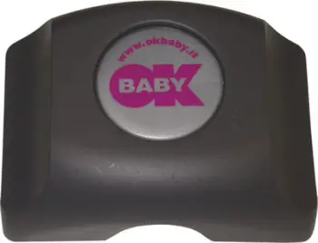 Kapak i pasëm OKBABY BLOCCO SAFE, për sistem fiksimi OKB-6605, plastikë rezistente, i errët
