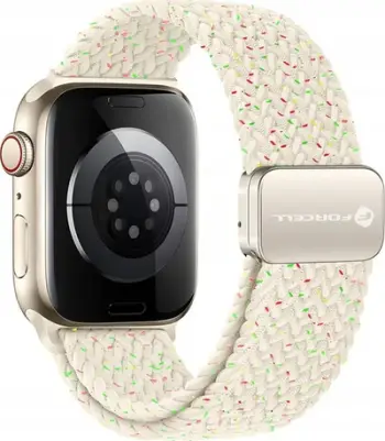 Rrip ore Apple Forcell F-Design FA02, najlon magnetik, 38-41mm, ngjyrë stellar