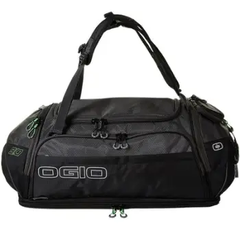 Çantë sportive Ogio Endurance 9.0, 74.5L, me ndarje për atlete, ngjyrë charcoal e zezë