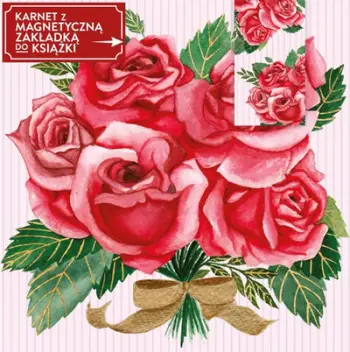 Kartolinë Henry Card With Roses, 150 x 150 mm, me shenjues magnetik, me lule trëndafili