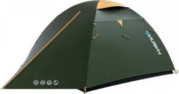 Çadër kampingu Husky Bird 3 Classic, 3 persona, rezistente ndaj ujit, jeshile