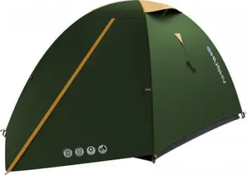 Çadër kampingu Husky Bizam 2 Classic, për 2 persona, rezistente ndaj shiut, jeshile e errët