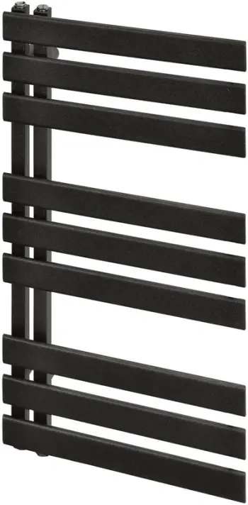 Radiator dekorativ banjo Radeco Bruno, 750x500 mm, çelik, i zi