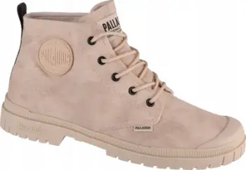 Këpucë femrash Palladium Pampa SP20 Hi Wax W, mbi kyç, bezhë