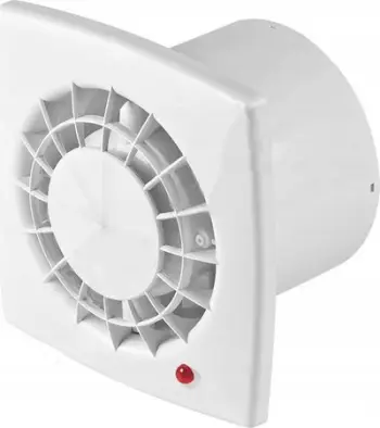Ventilator banjoje WGB 100, diametër 100 mm, sensor lagështie me timer, i bardhë