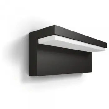 Dritë murale e jashtme Philips Bustan LED, 2700K, e bardhë