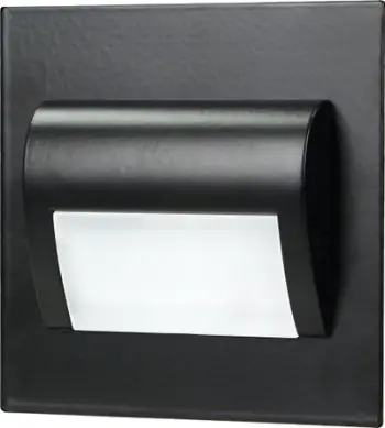 Dritë shkallësh Draco LED , 1.5W, 6000K, e zezë