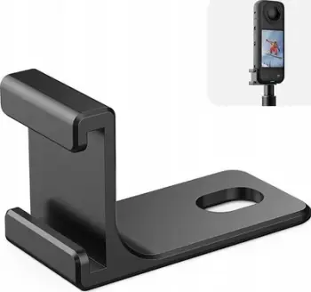 Adapter aksesor Puluz PU983B, mbajtës magnetik, montim 1/4", alumini i zi