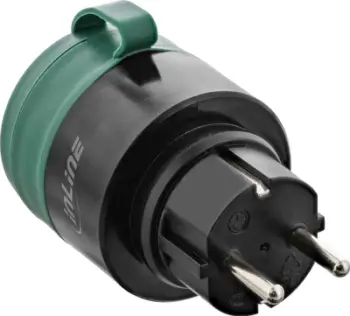 Prizë e mençur InLine SmartHome Socket Outdoor IP44, WiFi, për ambient të jashtëm, gri