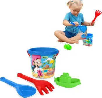 Set rëre Wader Sand Set 4 pcs 75061, për djem, shumëngjyrësh