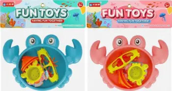 Lodër banje MEGA CREATIVE Bath Toy Crab, gaforre, shumëngjyrëshe