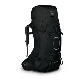 Çantë shpine Osprey Aether 55L, trekking, madhësia S M, e zezë