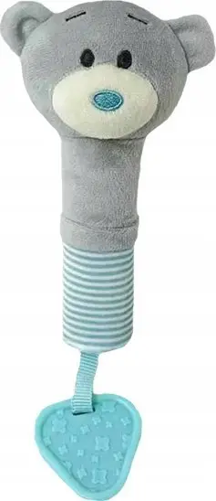Lodër pelushi Tulilo Teddy Bear, me tingull, blu krem