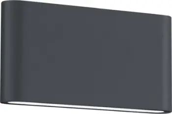 Aplike muri Trio Thames II, 17.5cm, LED, anthracite