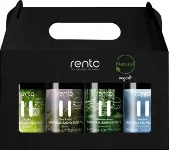 Set aromash saune Rento Natural Gift Set, 4 x 100ml, natyrale