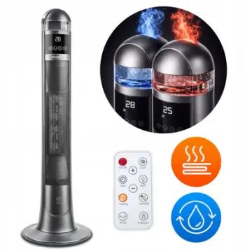 Ngrohës kulle keramik Webber ETNA, 2200W, me humidifikues, grafit