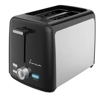 Toaster FRAM FTP-8007SSBK, 800W, 2 feta, i zi