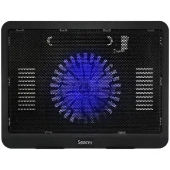 Ftohës laptopi Spacer SP-NC19, 15.6", USB, i zi
