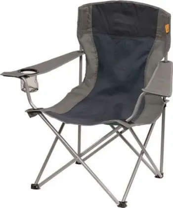 Karrige kampingu Easy Camp Arm Chair, palosëse, me mbajtëse shishe, gri