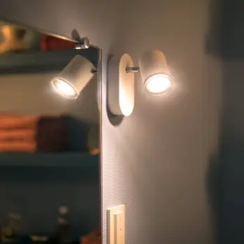 Spot tavani për banjo Philips Hue White Ambiance Adore, 1 llampë LED, i bardhë
