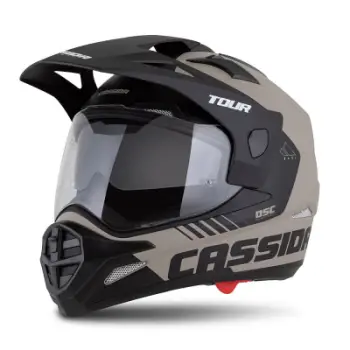Helmetë moto CASSIDA Tour 2.0 Dual, madhësia M, sand matte e zezë